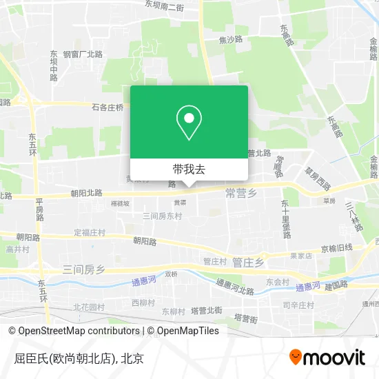 屈臣氏(欧尚朝北店)地图