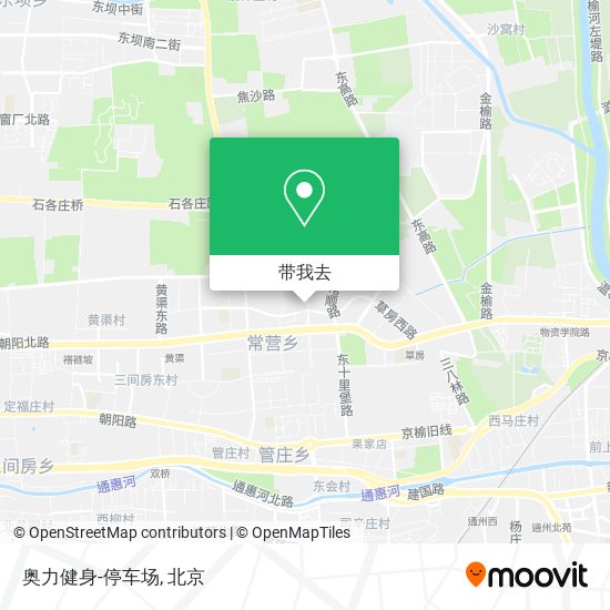 奥力健身-停车场地图