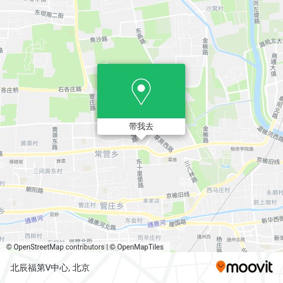 北辰福第V中心地图