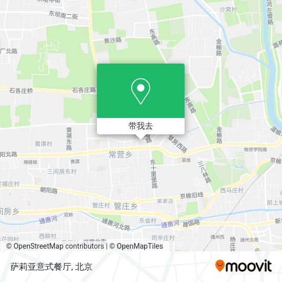 萨莉亚意式餐厅地图