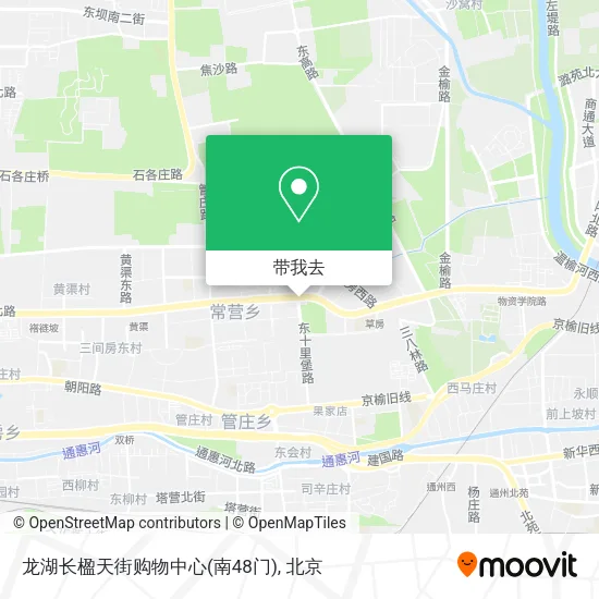 龙湖长楹天街购物中心(南48门)地图