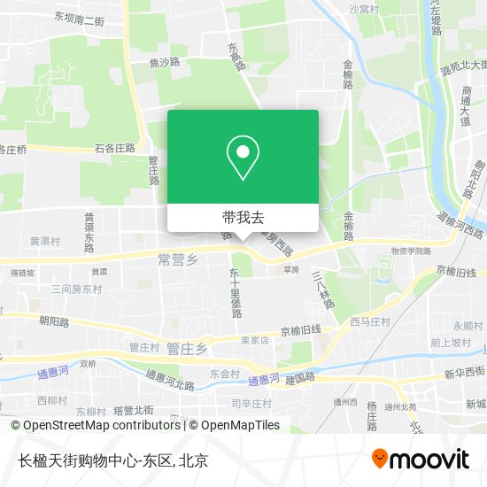 长楹天街购物中心-东区地图