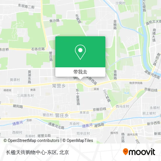 长楹天街购物中心-东区地图