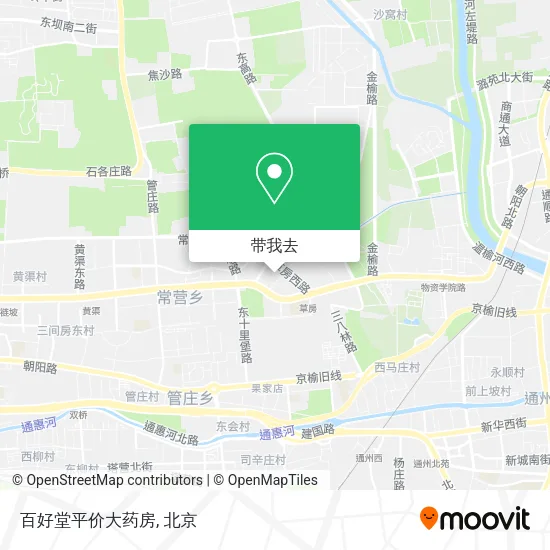 百好堂平价大药房地图