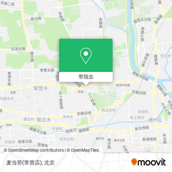 麦当劳(常营店)地图