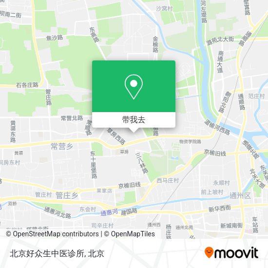 北京好众生中医诊所地图