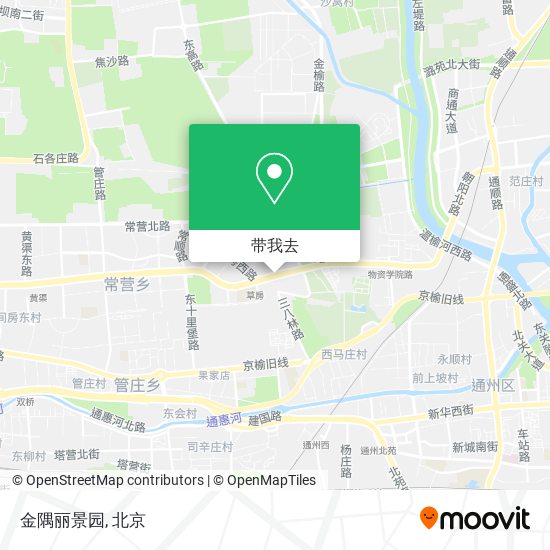 金隅丽景园地图