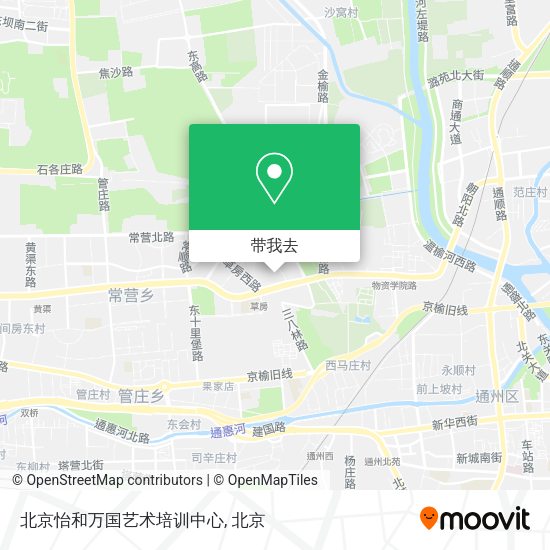 北京怡和万国艺术培训中心地图