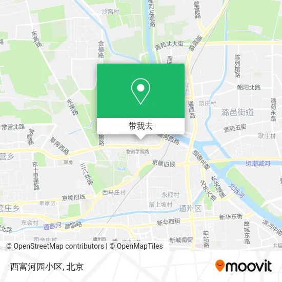 西富河园小区地图