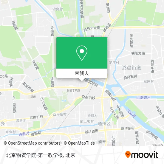北京物资学院-第一教学楼地图