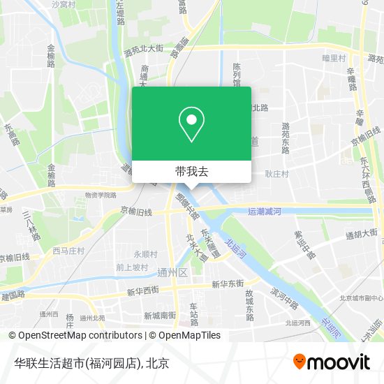 华联生活超市(福河园店)地图