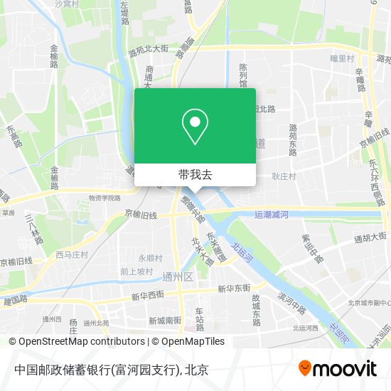 中国邮政储蓄银行(富河园支行)地图