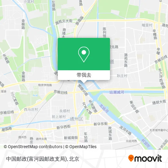 中国邮政(富河园邮政支局)地图