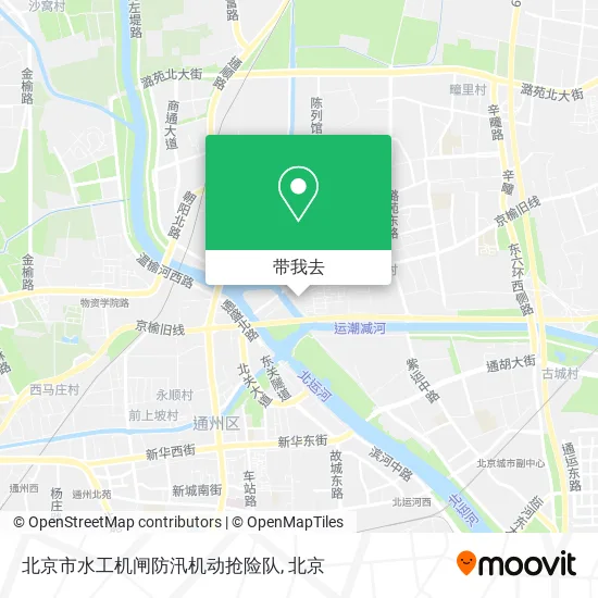北京市水工机闸防汛机动抢险队地图