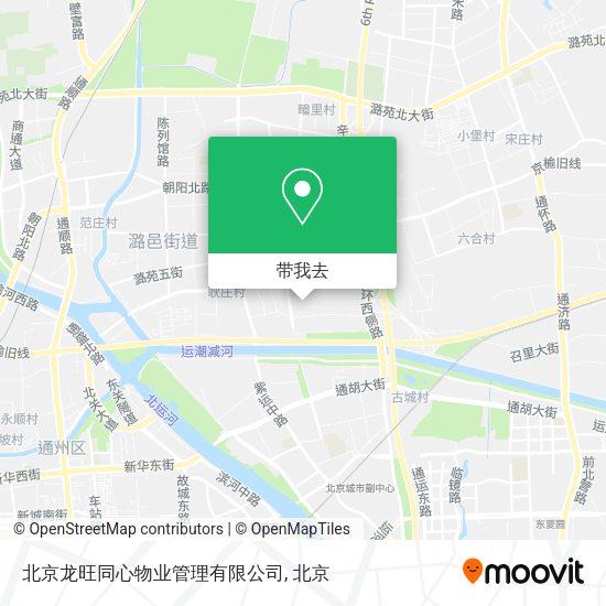北京龙旺同心物业管理有限公司地图