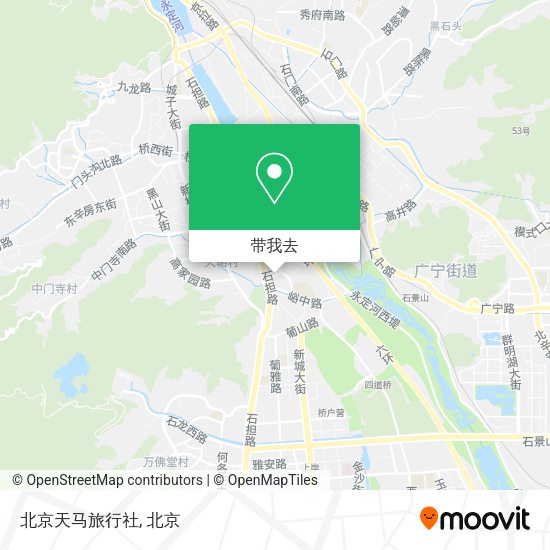 北京天马旅行社地图