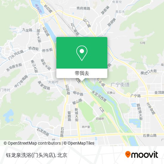 钰龙泉洗浴(门头沟店)地图