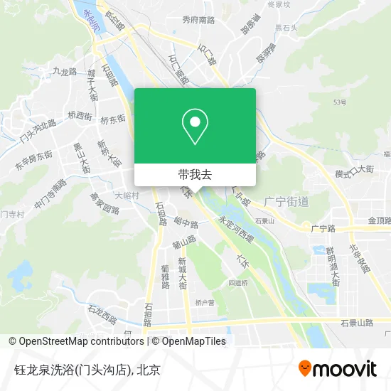 钰龙泉洗浴(门头沟店)地图