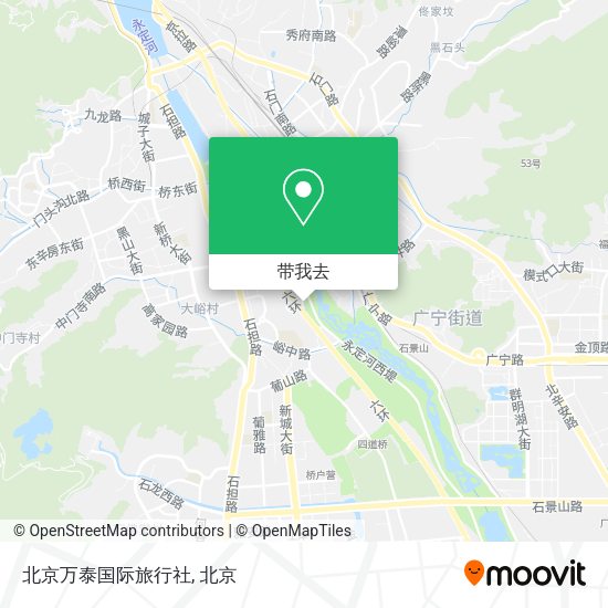 北京万泰国际旅行社地图