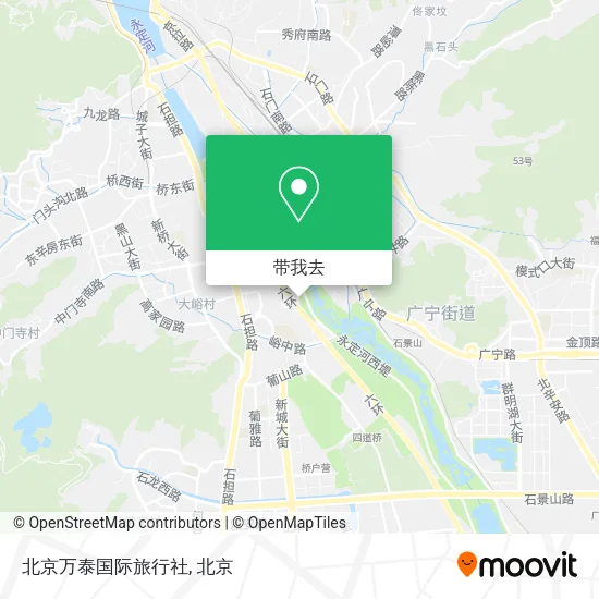 北京万泰国际旅行社地图