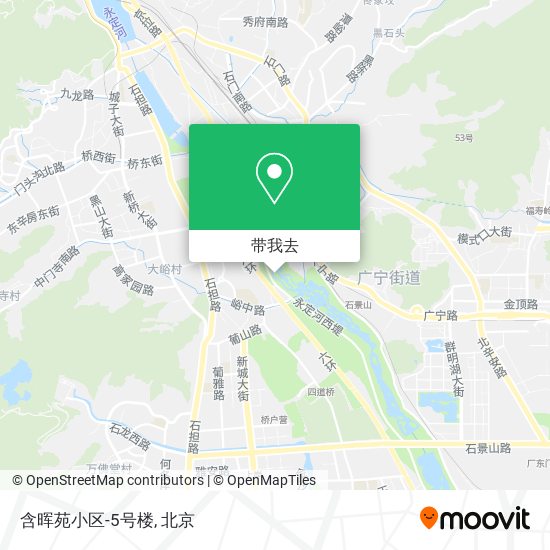 含晖苑小区-5号楼地图