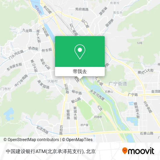 中国建设银行ATM(北京承泽苑支行)地图