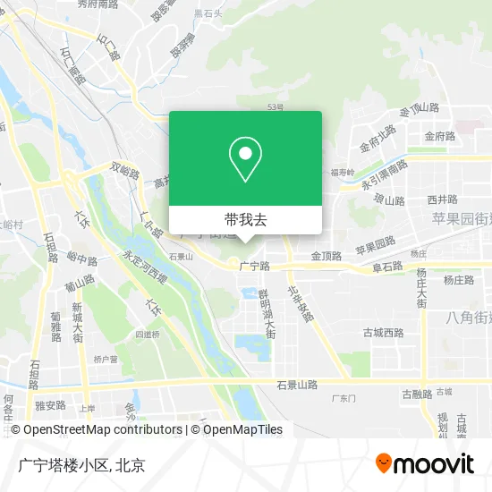 广宁塔楼小区地图