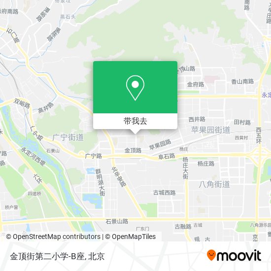 金顶街第二小学-B座地图