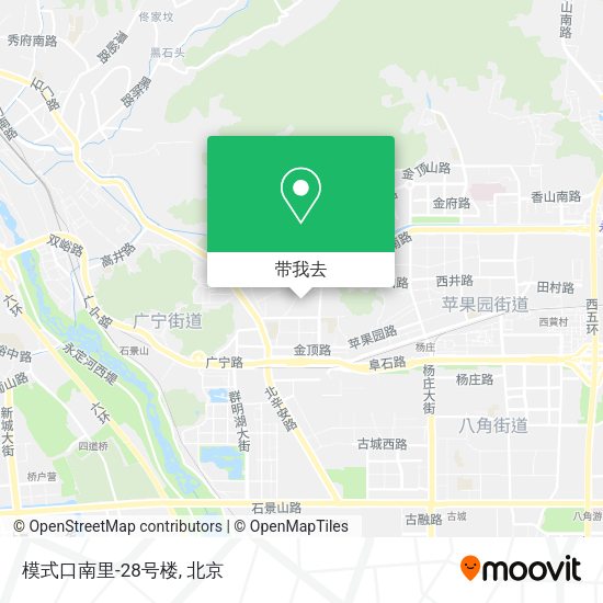 模式口南里-28号楼地图