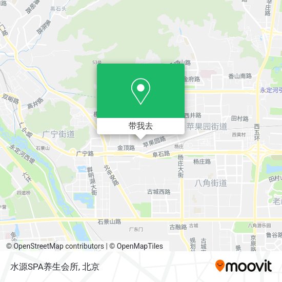 水源SPA养生会所地图
