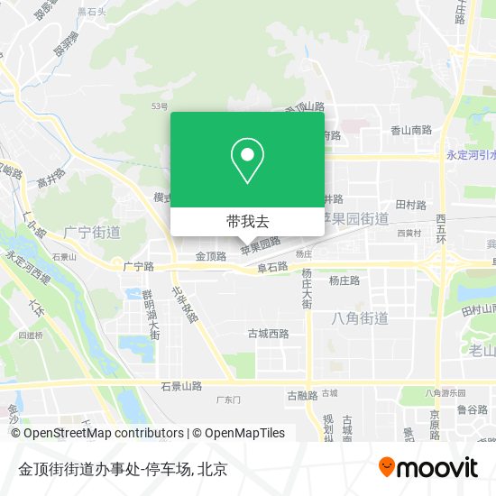 金顶街街道办事处-停车场地图