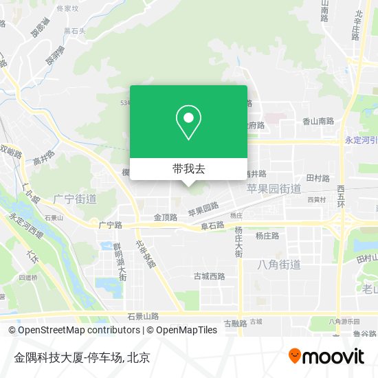 金隅科技大厦-停车场地图