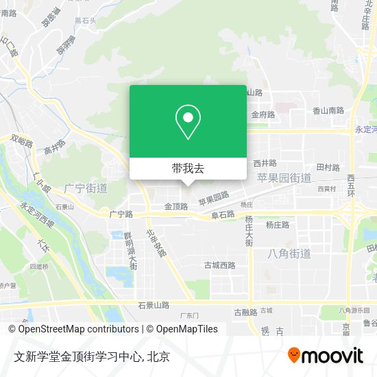文新学堂金顶街学习中心地图