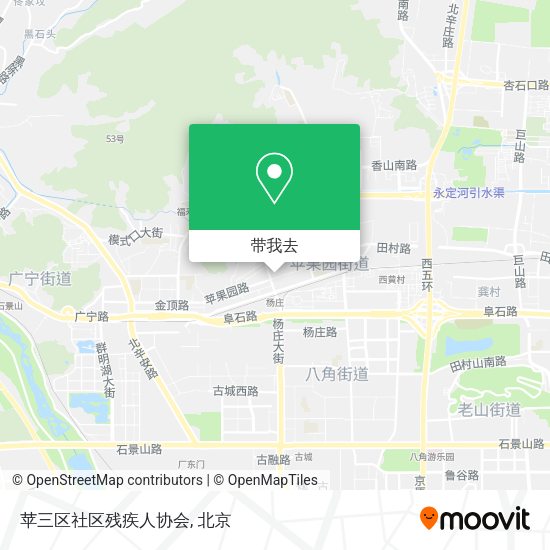 苹三区社区残疾人协会地图
