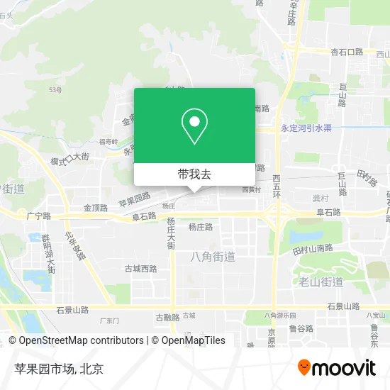 苹果园市场地图