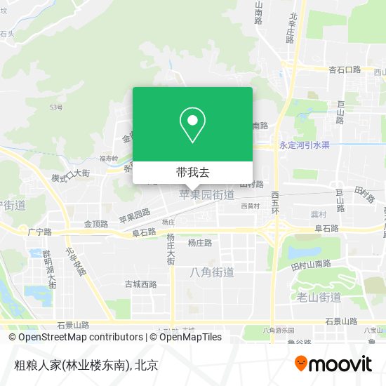 粗粮人家(林业楼东南)地图