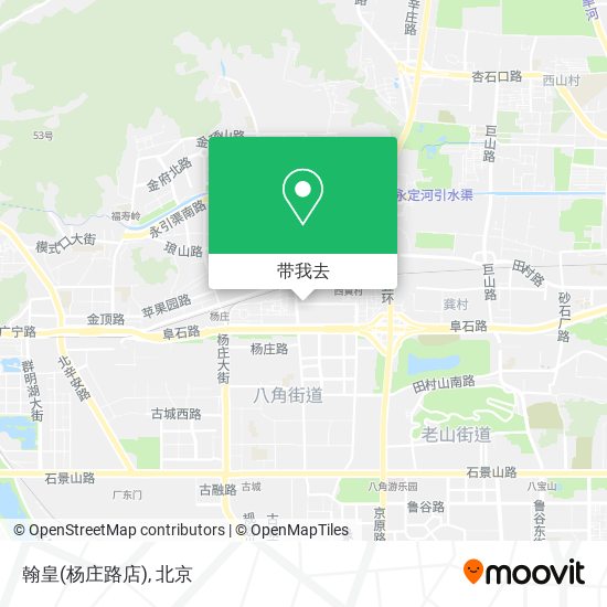 翰皇(杨庄路店)地图
