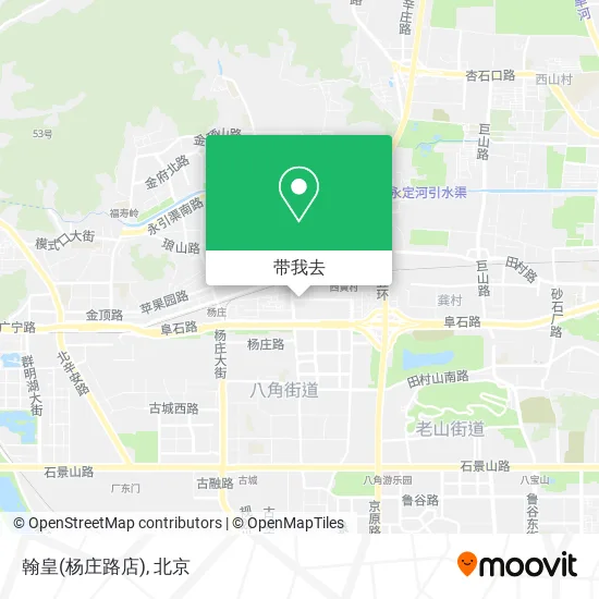 翰皇(杨庄路店)地图
