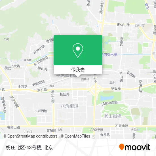 杨庄北区-43号楼地图