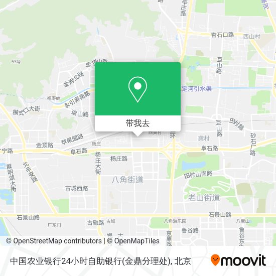 中国农业银行24小时自助银行(金鼎分理处)地图