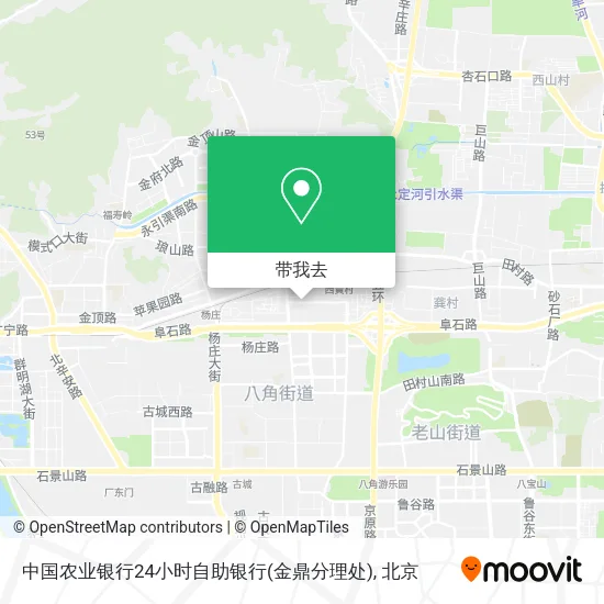中国农业银行24小时自助银行(金鼎分理处)地图