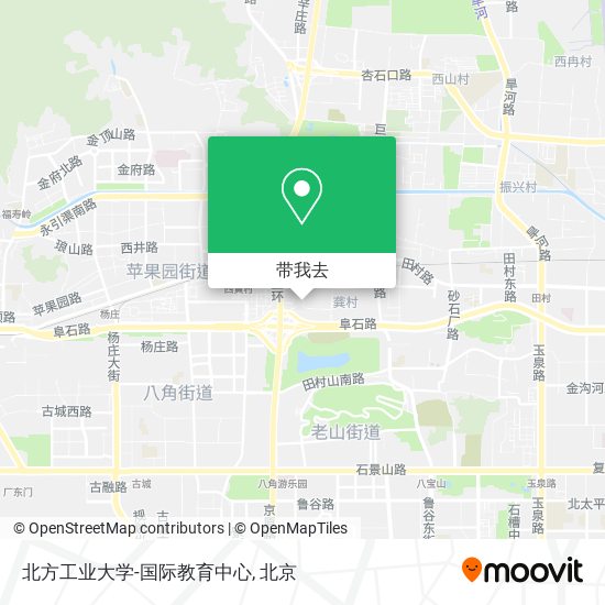 北方工业大学-国际教育中心地图
