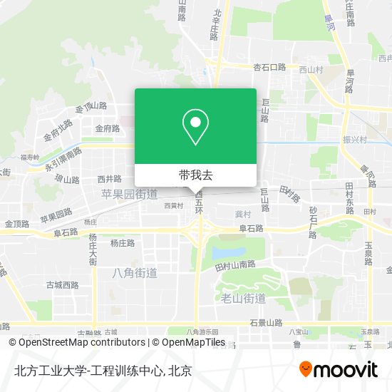 北方工业大学-工程训练中心地图