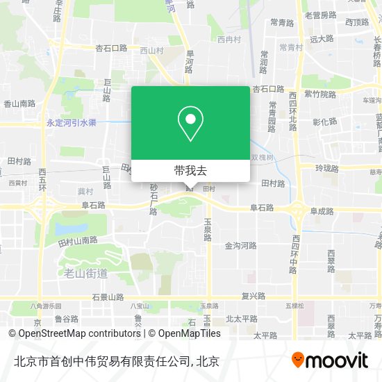 北京市首创中伟贸易有限责任公司地图