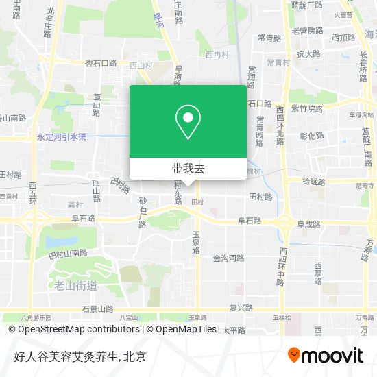 好人谷美容艾灸养生地图