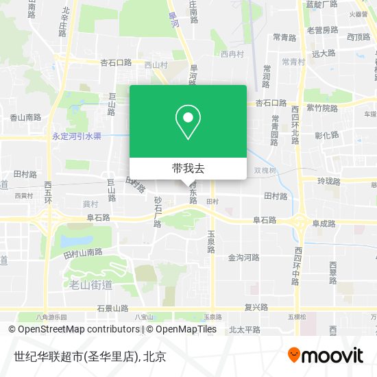 世纪华联超市(圣华里店)地图