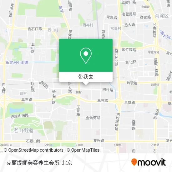 克丽缇娜美容养生会所地图