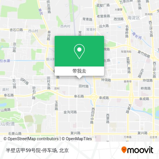 半壁店甲59号院-停车场地图