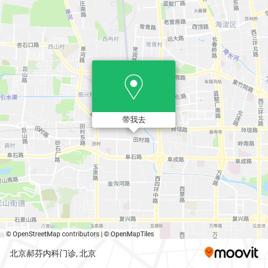 北京郝芬内科门诊地图