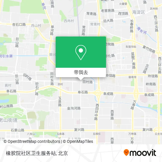 橡胶院社区卫生服务站地图